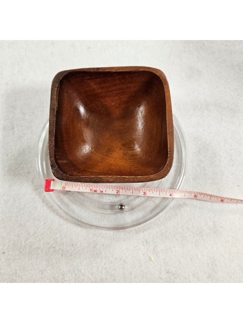 Vintage Wood Serving Tray Set 3 Bowls Philippines Mahogany Condiment Snack - Picture 9 of 12
